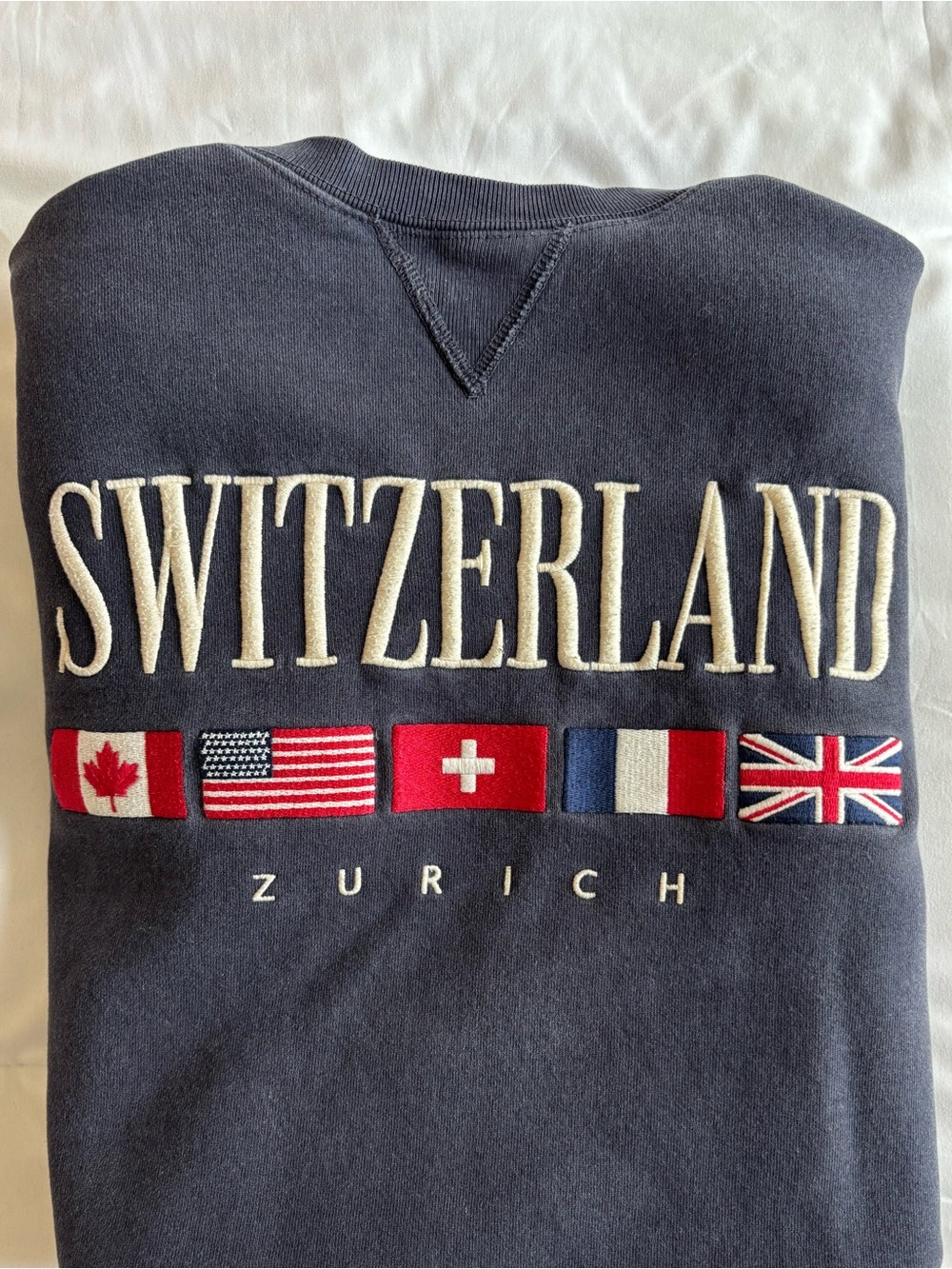 Brandy melville Switzerland graphic sweatshirt